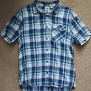 Vans Blue Plaid Men's Shirt